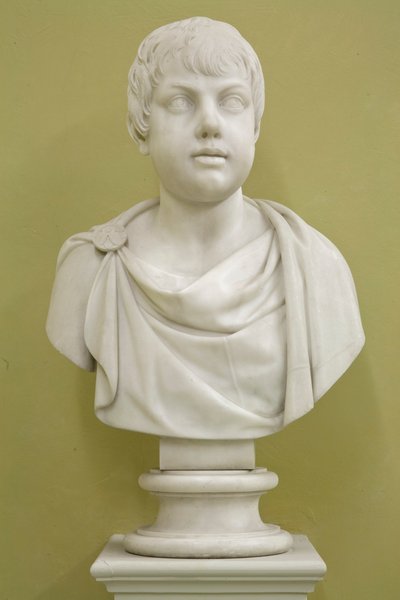 Busto di Carlo II di Parma quando era Re d